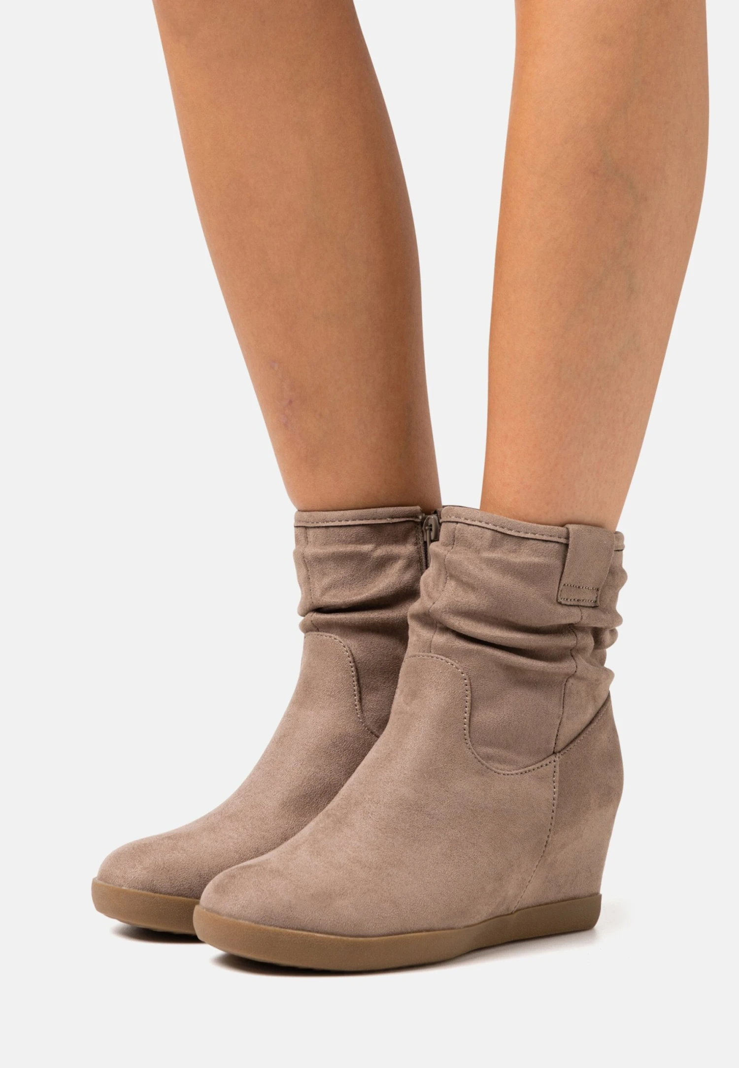 Anna Field Winter Boot - Bottines Compensées - Taupe 1 Anna Field Winter Boot - Bottines Compensées - Taupe