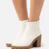Anna Field Bottines À Talons Hauts - White