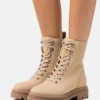 Anna Field Leather - Bottines À Plateau - Beige