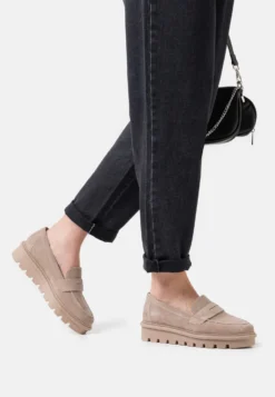 Comfort Leather - Mocassins - Taupe
