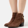Anna Field Leather - Boots À Talons - Cognac