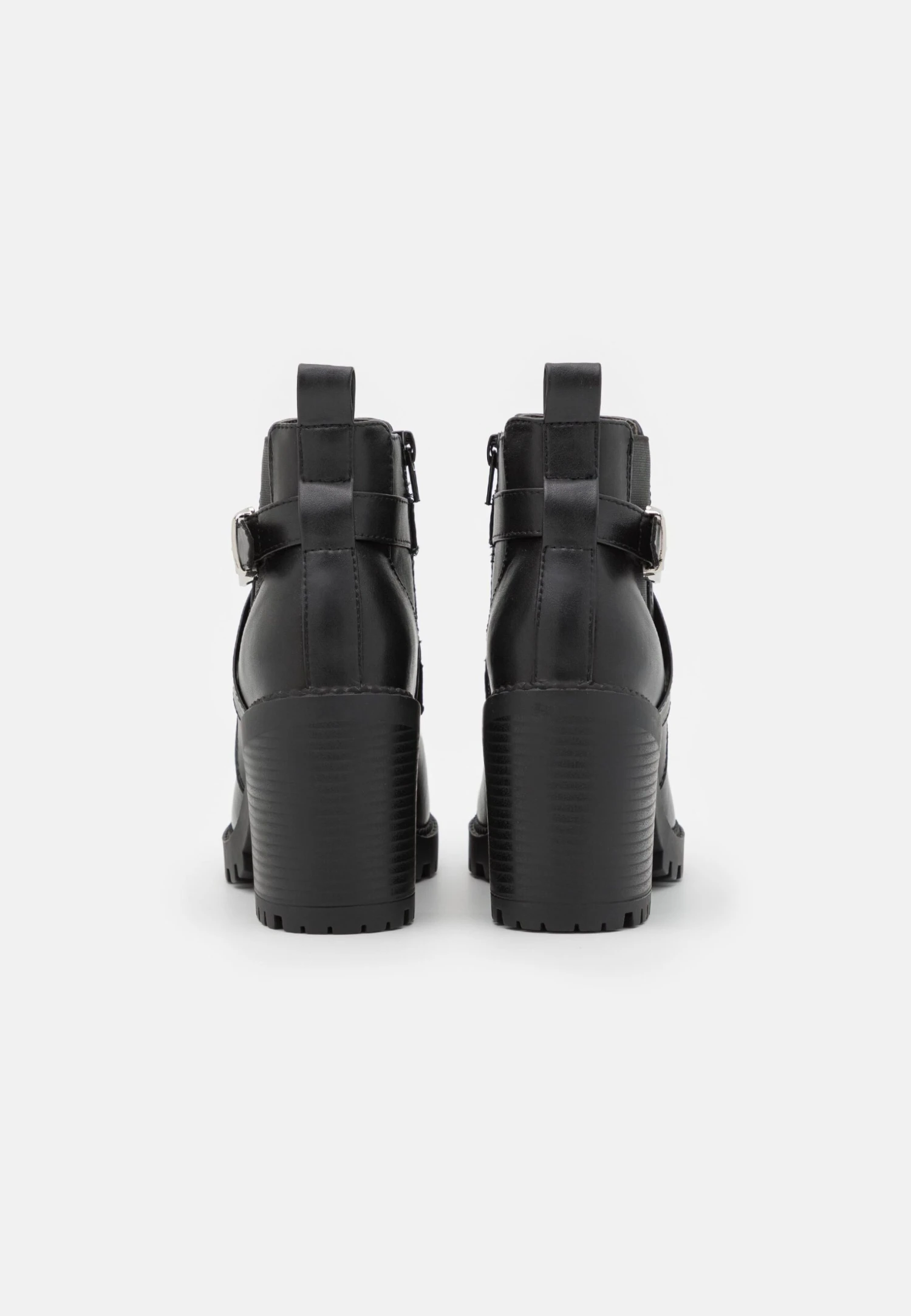 Bottines À Talons Hauts - Black 4 Bottines À Talons Hauts - Black – Image 4