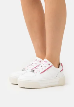 Anna Field Leather - Baskets Basses - White/Pink