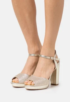 Anna Field Leather - Sandales À Plateforme - Gold