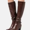 Anna Field Bottes À Talons Hauts - Dark Brown
